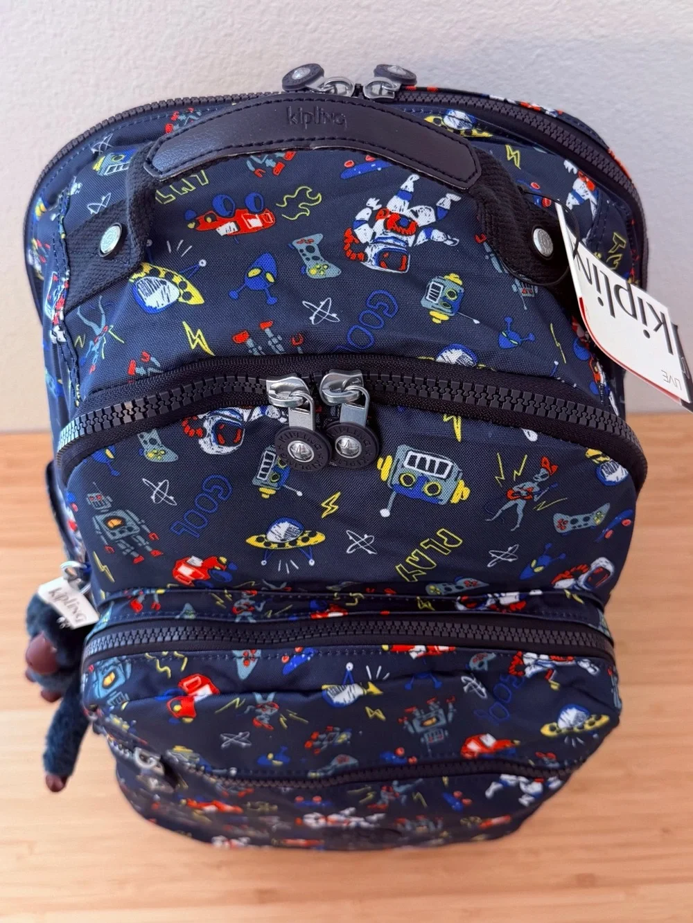 Kipling Seoul Extra Large 17” Laptop Backpack Space Fantasy Blue